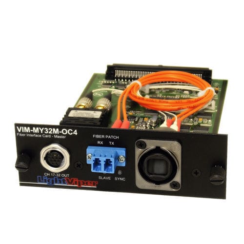 デジタル入出カード - LightViper VIM-MY32 - FiberPlex Technologies, LLC - 光ファイバー用 / デジタル入力16 / デジタル出力8