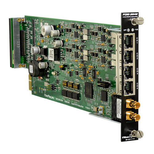 基板多重化装置 - FOM-3841  - FiberPlex Technologies, LLC - マルチチャンネル / 光ファイバー / アナログ