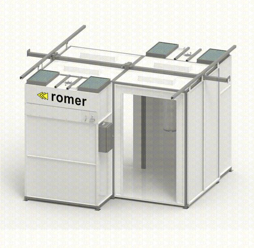 密閉型塗装ブース - KP series - ROMER P.P. - 部品 / 自動 / 手動式