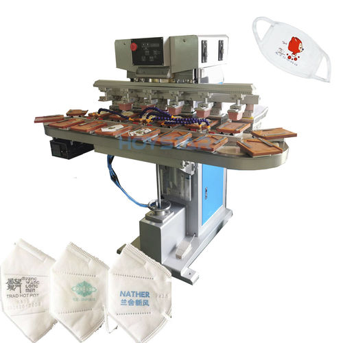 オープンインキカップパッド印刷機 - GW-P6/C - Dongguan Hoystar Printing Machinery Co.,Ltd - 半自動 / 6色 / おもちゃ産業
