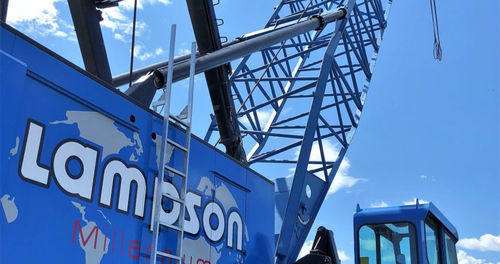 クローラー式クレーン - MILLENNIUM 4600 - Lampson crane - ラッフィングジブ / 工事現場用 / 持ち上げ用