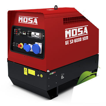 ディーゼル発電設備 - GE SX-6000 YDM - MOSA - 単相 / 固定式 / 50 Hz