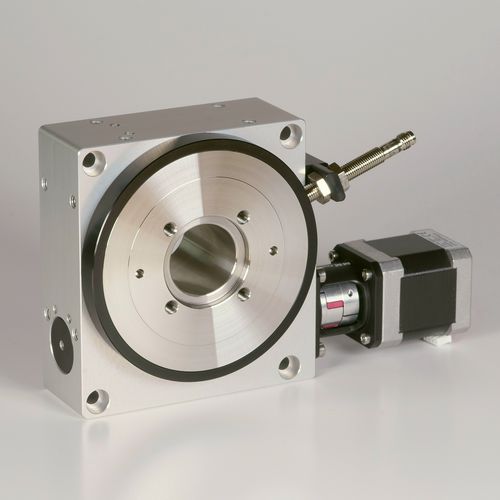 ステッピングモーター付き円テーブル - MDT360110-SG-I40-AK-B - MM Engineering GmbH - 横型 / 縦型 / 傾斜
