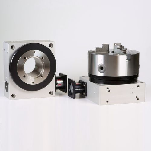 ステッピングモーター付き円テーブル - MDT360150-SG-I48-AK - MM Engineering GmbH - 横型 / 縦型 / 傾斜