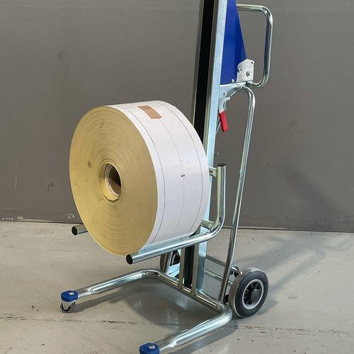 ロール巻き上げ装置 - TEC-150 Roll Lifter  - TECTUPRINT - 手動式 / 工業用