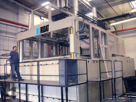 プラスチック用成形機 - 12080AVF  - RIDAT - 自動 / 真空