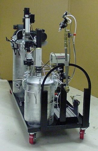ハンドリング用台車 - EXACT DISPENSING SYSTEMS - 金属製 / 多目的 / キャスター付き