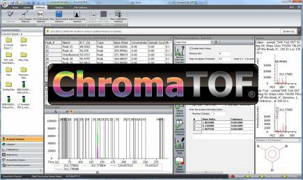 キャプチャ / データ分析ソフトウェア - ChromaTOF HRT - LECO - 質量分析法用