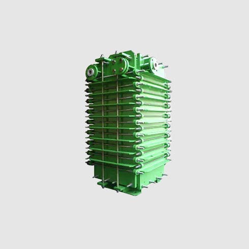 黒鉛ブロック熱交換器 - EHC - CEPIC - 液体/液体 / スチール製 / 黒鉛