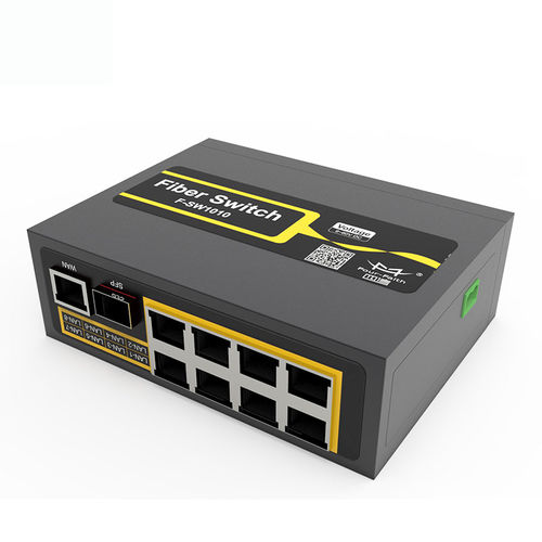 PoEイーサネットスイッチ - F-SW1010 - Xiamen Four-Faith Communication Technology Co.,Ltd - 非管理型 / 8 ポート / 光ファイバー