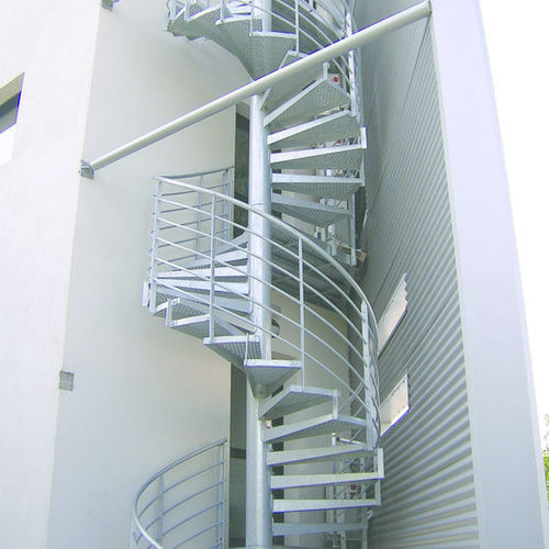 スパイラル階段 - LINEA - JK TECHNIC - メタル / 建築現場 / 救急