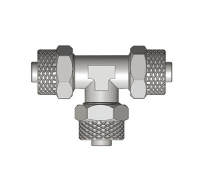 クイック接続部品 - RPUT - Ningbo Parmicro Fluid Technology CO.,LTD - 圧縮空気用 / T / ニッケル真鍮製