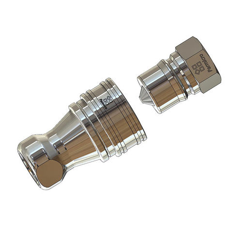 クイック接続部品 - KZF  - Ningbo Parmicro Fluid Technology CO.,LTD - 油圧式 / ねじ式 / ステンレススチール製