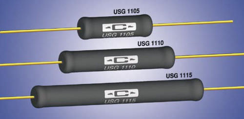 巻抵抗器 - USG series - Caddock Electronics - 高電圧 / セラミック製ケース / 精密