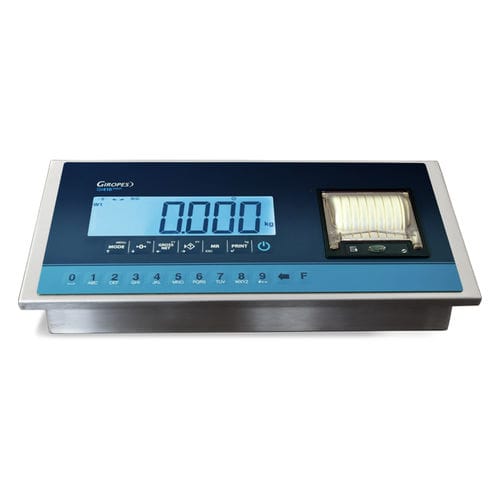 LCD重量表示装置 - GI410iPRINT - GIROPES - IP54 / ステンレススチール製 / 多機能