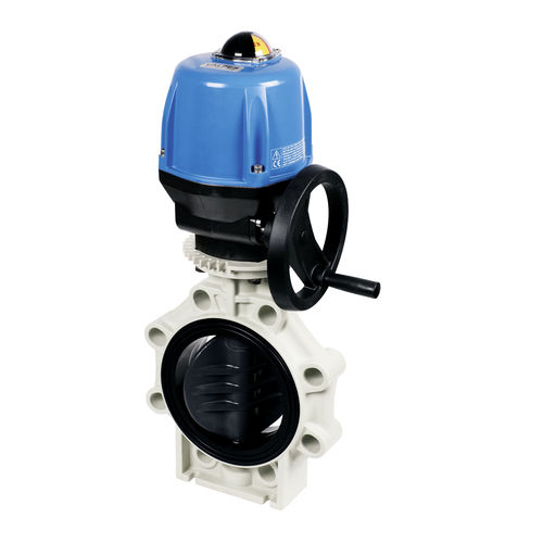 バタフライバルブ - K4 - Praher Plastics Austria GmbH - 電気作動 / フランジ取り付け / IP65
