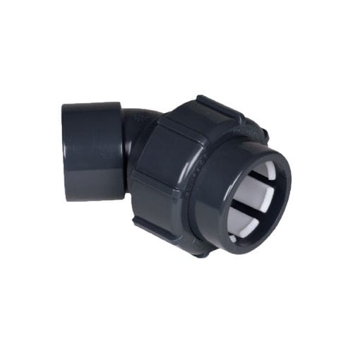 油圧式接続部品 - IBG FlexFit®  - Praher Plastics Austria GmbH - クイック / 曲げ角度45° / 硬質塩化ビニル製
