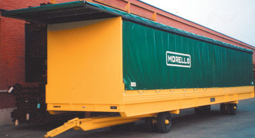 ワゴン車タイプトレーラー - 14 x 2.5 m | VCP1 30/2 - MORELLO GIOVANNI S.r.l. - 産業機器用 / 2軸 / 牽引式