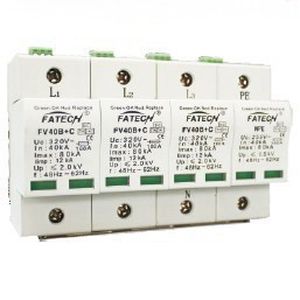 タイプ1避雷器 - FV40B+C/3+NPE-xxx S series - FATECH ELECTRONIC (FOSHAN) CO., LTD - 遠隔操作信号 / 電源用 / ハイブリッド