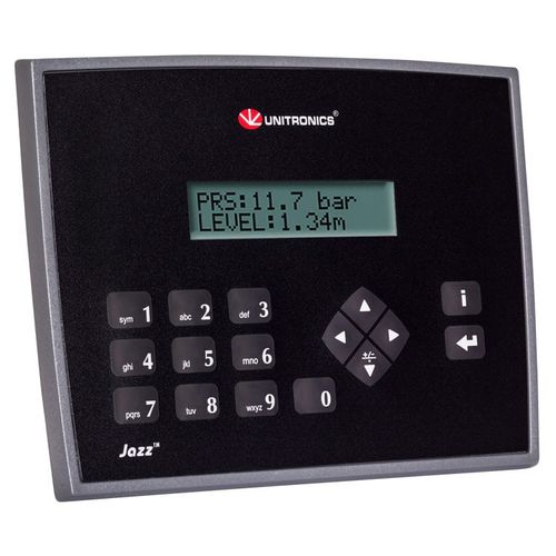 内蔵テキストベース HMI 搭載PLC - Jazz&reg; series - Unitronics - パネルマウント / オールインワン / E/S内蔵