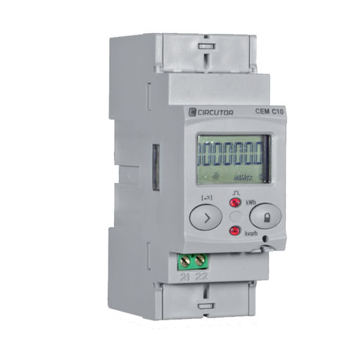 単相電力量計 - CEM-C10 series - CIRCUTOR - DINレール / RS-485 / 50 Hz