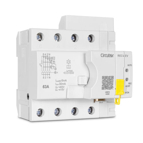 差動残留電流遮断器 - REC4-EV - CIRCUTOR - 4極