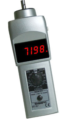 接触式タコメーター - DT-107A - SEALS USA - 手持ち式 / LEDディスプレイ付き / 5桁