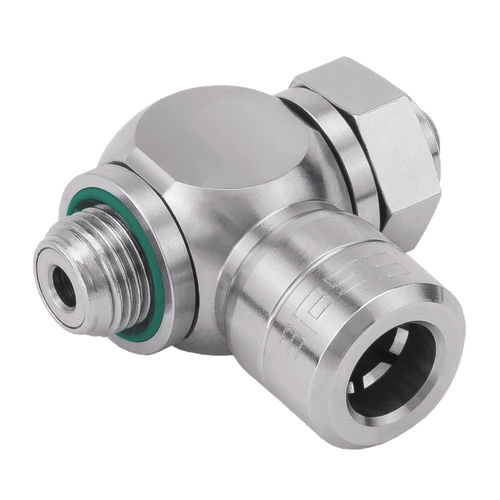 空圧式接続部品 - VT234 - EISELE GmbH - プッシュイン / Tタイプ / ステンレス製