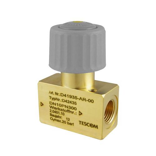 二ードルバルブ - TESCOM™  D41935 - Emerson Automation Solutions - TESCOM - 手動式 / ガス用 / ねじ式