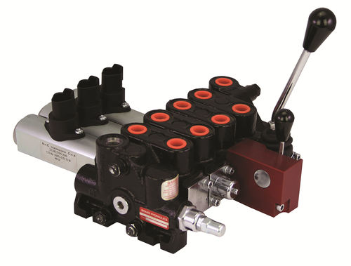 スプール油圧方向制御弁 - 21 series - BRAND HYDRAULICS - 直動式 / ソレノイド操作 / 4チャンネル