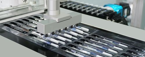 シリンジ用フィーダー - Jornen Machinery Co., Ltd. - 梱包機用 / ロボット式