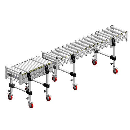 ローラーコンベヤー - TERD-50 series - FERGACOM CONVEYOR S.L. - スクリュー / 傾斜 / カーブ状