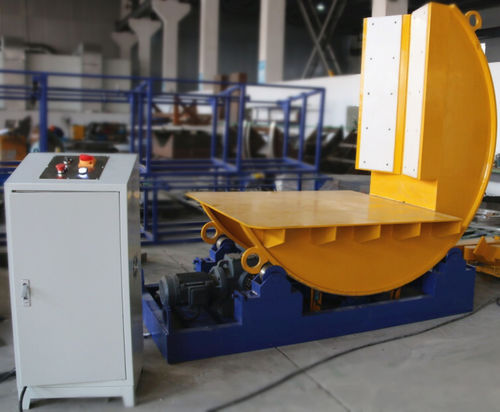 電動傾斜装置 - Shanghai Jinglin Packaging Machinery Co.,Ltd - コイル用 / 金属製 / 90°
