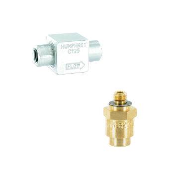 安全弁逆止弁 - Check Valves - Humphrey Products - 超小型 / 遮断 / 真ちゅう製