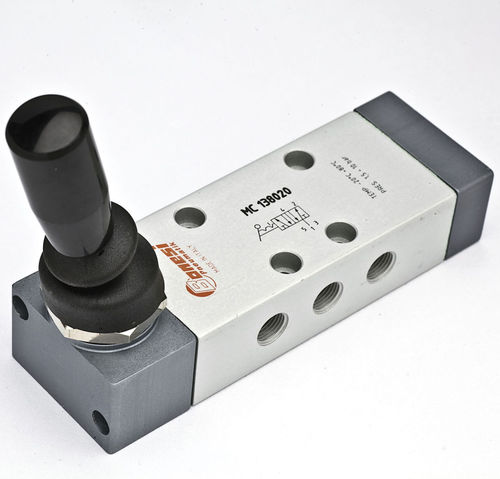 均等巻き空気圧方向制御弁 - 500 series - Bonesi Pneumatik s.r.l. - プッシュ式ボタン / 3方向2位置 / 5方向2位置