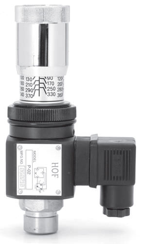 ピストン式圧力スイッチ - P-02 series - HOF HYDRAULIC - 調整可能ピストン / オイル用 / 調整可能