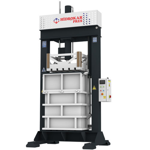 手動前進式包装機 - HTBS400 - HIDROKAR PRES INDUSTRY AND TRADE CO. - 縦型 / バルク材用 / 織物工業用