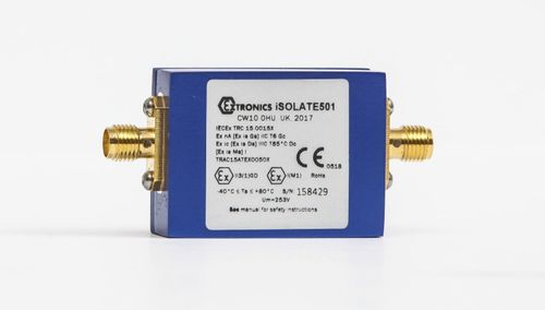ガルバニックアイソレーター - iSOLATE501 - Extronics Ltd - RF / 幅広バンド式 / 本質安全