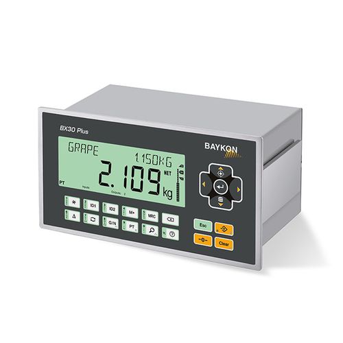 デジタル重量表示装置 - BX30 Plus, BX30D Plus - BAYKON Industrial Weighing Systems - パネル設置用 / IP65 / プログラム可能