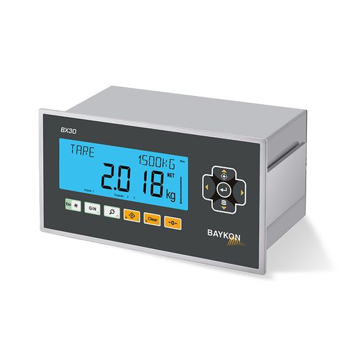 デジタル重量表示装置 - BX30, BX30D - BAYKON Industrial Weighing Systems - パネル設置用 / IP65 / IP67