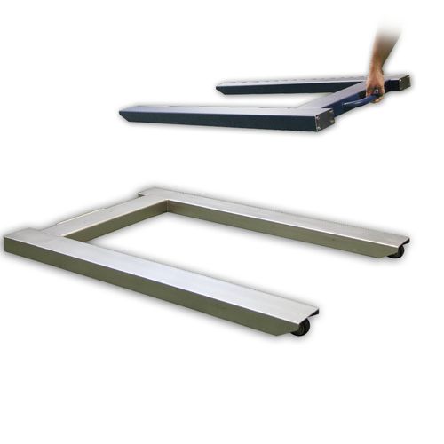 ステンレススチール製パレットスケール - BU - BAYKON Industrial Weighing Systems - 充電式バッテリー付き / 独立型表示画面付き / 可動