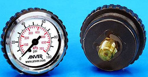 ダイヤルゲージ - PG200-14PBM	 - ANVER Vacuum System Specialists - ねじ式 / 背面取り付け / パネル取り付け用