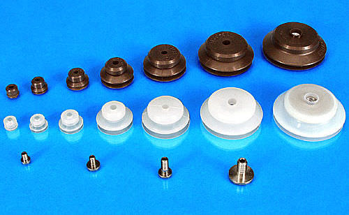 ベローズ吸盤 - C-BS series - ANVER Vacuum System Specialists - 二トリル製 / シリコン / ポリウレタン製