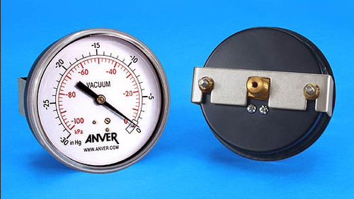 真空用圧力計 - VG series - ANVER Vacuum System Specialists - アナログ / 背面取り付け / パネル取り付け用