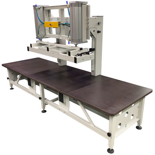 空圧式プレス機 - PDM-1M-D - REXEL - 圧縮 / 家具産業用 / シート類用