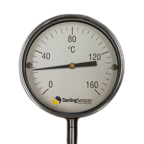 プローブ温度計 - V205 Series - Sterling Sensors - ダイヤル / IP65 / インライン