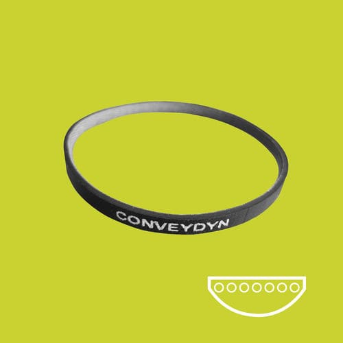 弾性ベルト - Conveydyn - HUTCHINSON Belt Drive Systems - 円形 / ゴム製 / コンベヤーローラー