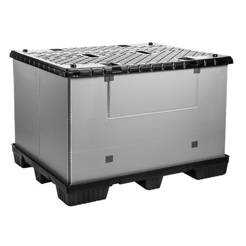 HDPEパレットボックス - Mega-Pack 1500 - WALTHER Faltsysteme GmbH - FALTBOX - PP / 重輸送用 / 産業用