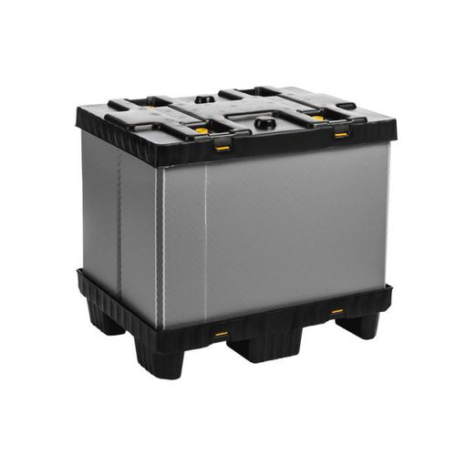 HDPEパレットボックス - Mega-Pack 800 - WALTHER Faltsysteme GmbH - FALTBOX - PP / 輸送用 / 産業用