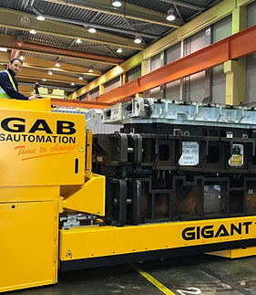 ハンドリング用台車 - WG GIGANT - AGAB Pressautomation AB - 金型用 / オーダーメイド / 電動式